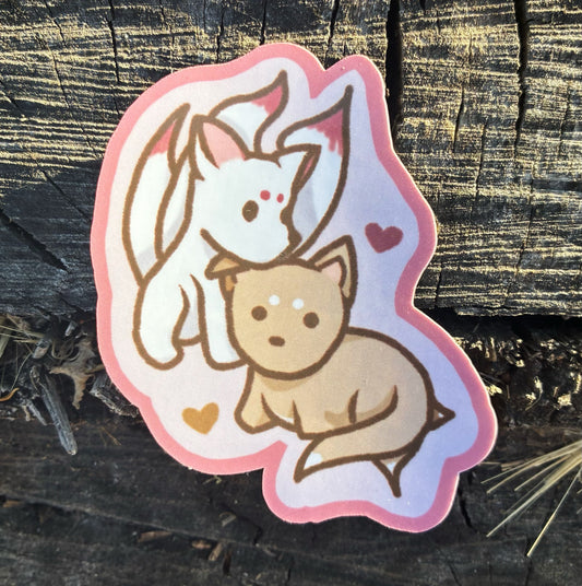 fox love sticker