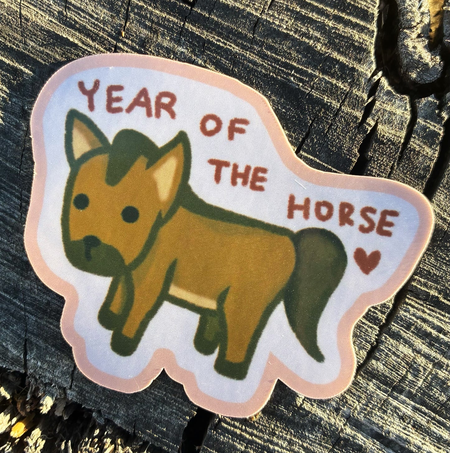 year of the horse sticker