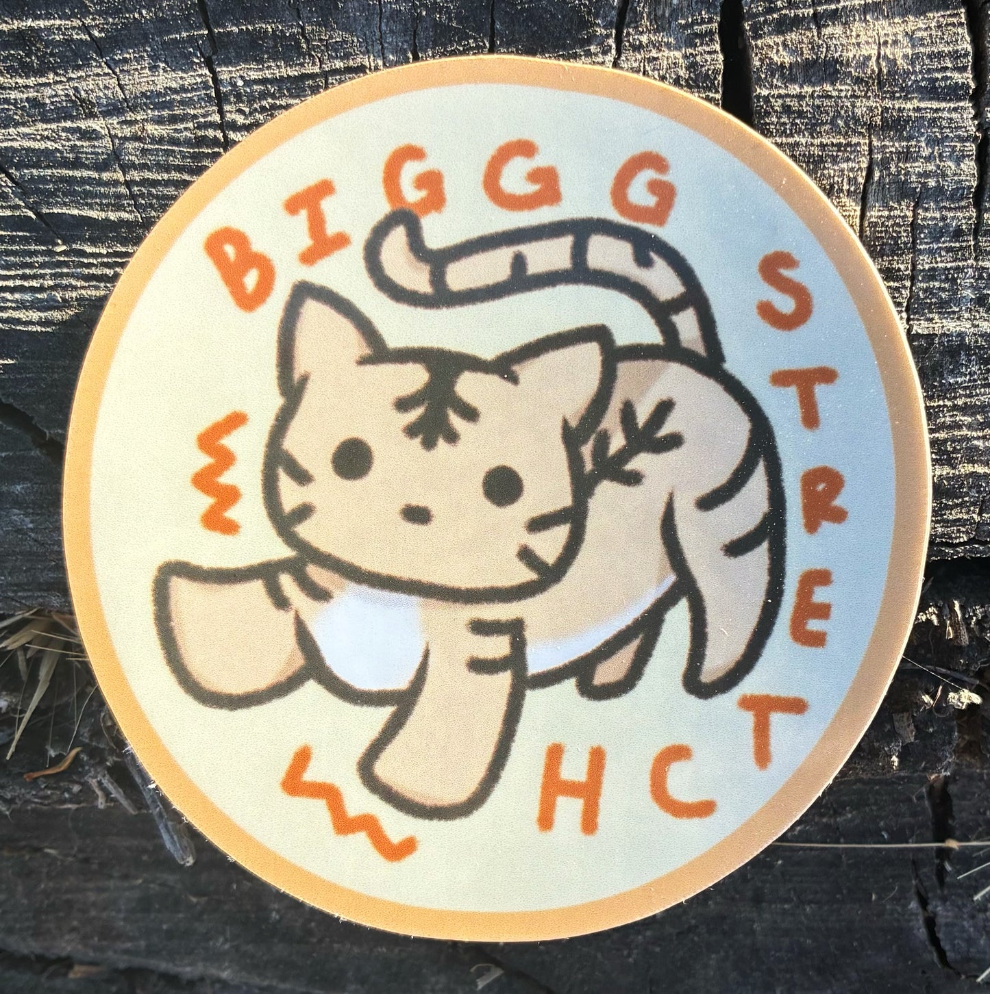 tiger stretch sticker