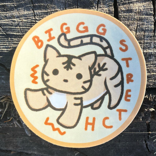 tiger stretch sticker