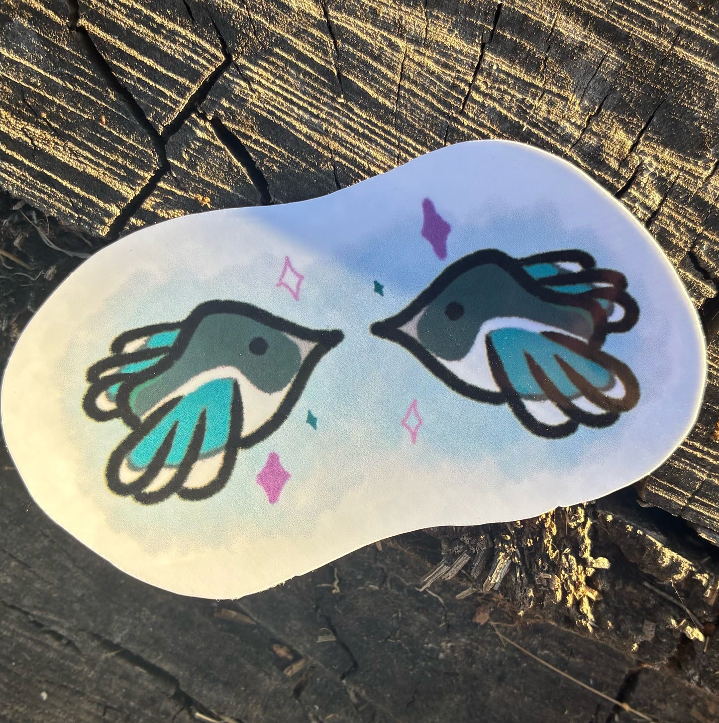 magpie bridge sticker